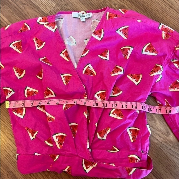 Color Me Courtney Pink Watermelon Print Top - Picture 13 of 16